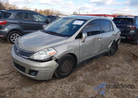 2008 Nissan Versa 1.8S from USA, damaged, VIN 3N1BC11E88L404911